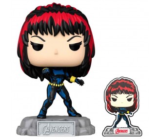 Figura POP Marvel Avengers 60th Anniversary Comic Black Widow with Pin Exclusive