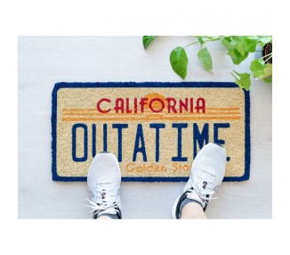 Felpudo Matricula Regreso al Futuro