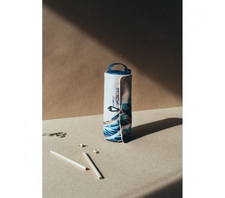 Portatodo enrollable La Gran Ola de Kanagawa Hokusai