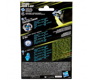Juego Sword Dran 3-60F BeybladeX
