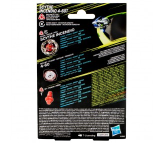 Juego Scythe Incendio 4-60T BeybladeX