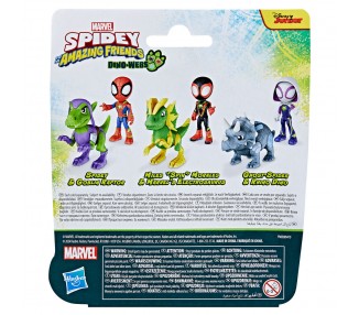 Figura Miles Spin Morales & Marvels Electrosaurus Spidey and his Amazing Friends Marvel