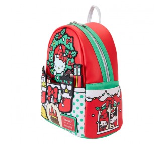 Mochila Christmas Hello Kitty Sanrio Loungefly 26cm