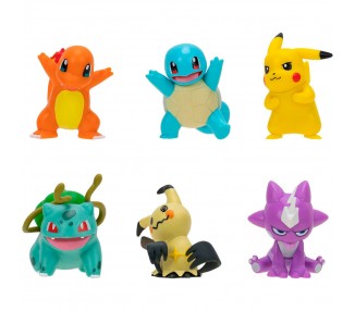 Blister 6 figuras Battle Ready Pokemon