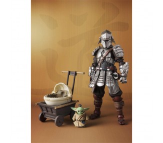 Figura Ronin Mandalorian Beskar Armor & Grogu Star Wars 18cm