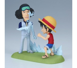 Figura Monkey D. Luffy vs Kuzan World Collectable Figure Log Stories One Piece 9cm