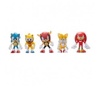 Blister 5 figuras Sonic the Hedgehog 6cm