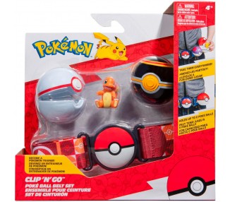 Set Cinturon Poke Ball Pikachu Pokemon surtido