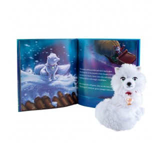 Set Cuento + Peluche Zorro Artico Elf Pets español