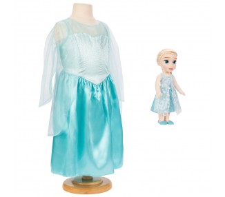 Muñeca Elsa + Disfraz Frozen 2 Disney 38cm