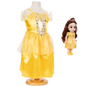 Muñeca Bella + Disfraz La Bella y la Bestia Disney 38cm