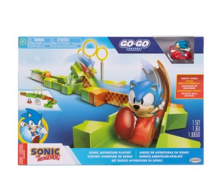 Playset Sonic & Knuckles Go Go Racers Sonic surtido