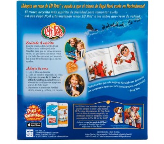 Set Cuento + Peluche Reno Elf Pets español