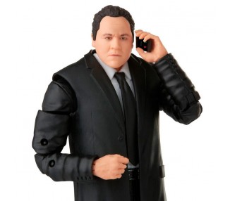 Set 2 figuras Happy Hogan and Iron Man Mark XXI Iron Man 3 The Infinity Saga Marvel 15cm