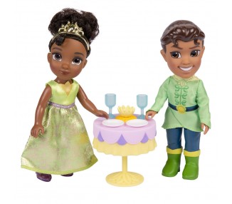 Muñeca Tiana + Naveen Tiana y el Sapo Disney 15cm