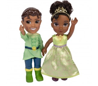 Muñeca Tiana + Naveen Tiana y el Sapo Disney 15cm