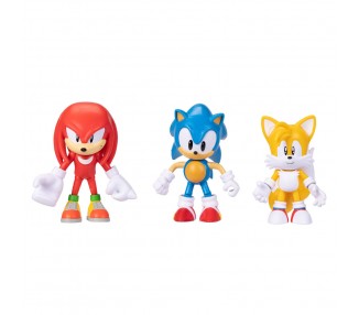 Blister 3 figuras Classic Sonic the Hedgehog 10cm