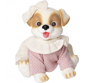 Muñeco bebe reborn perrito vestido lana