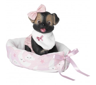 Muñeco bebe reborn perrito moises