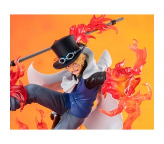 Figura Figuarts Zero Extra Battle Sabo Fire Fits Rook Check One Piece 19cm