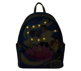 Mochila 15th Anniversary Tiana y El Sapo Disney Loungefly 26cm