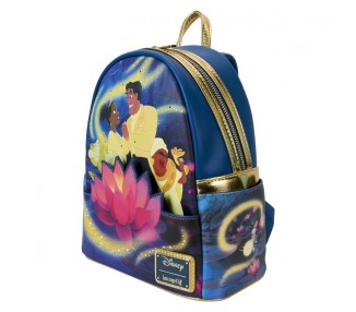 Mochila 15th Anniversary Tiana y El Sapo Disney Loungefly 26cm