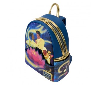 Mochila 15th Anniversary Tiana y El Sapo Disney Loungefly 26cm