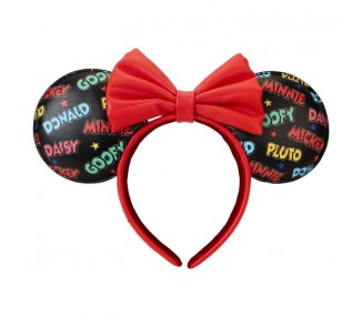 Mochila + diadema orejas Mickey and Friends Classic Disney Loungefly 26cm