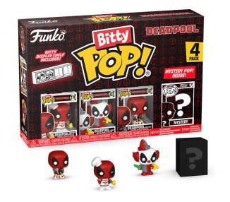 Blister 4 figuras Bitty POP Marvel Deadpool surtido