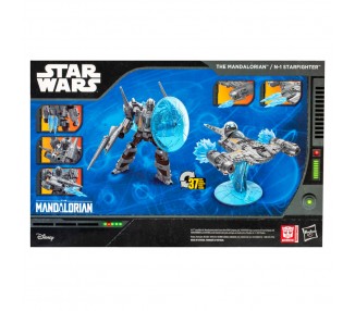 Figura N-1 Starfighter The Mandalorian Star Wars Transformers 19cm