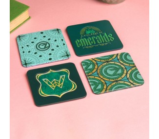 Set 4 Posavasos Wicked