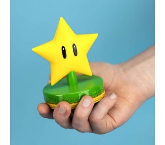 Lampara Icons Estrella Super Mario Bros 12cm