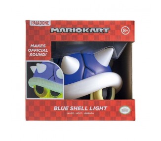 Lampara Concha Azul Mario Kart 14cm