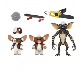 Blister 3 figuras Evolution of the Gremlin 40th Anniversary Gremlins 18cm