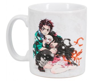 Taza Tanjiro y Nenzuko Demon Slayer Kimetsu no Yaiba