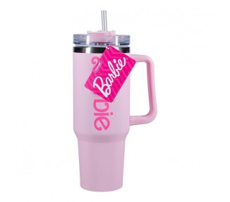 Vaso pajita Barbie termo 1200ml