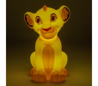 Lampara 3D Simba El Rey Leon Disney 17,5cm