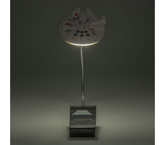 Lampara para libro Halcon Milenario Star Wars 20cm