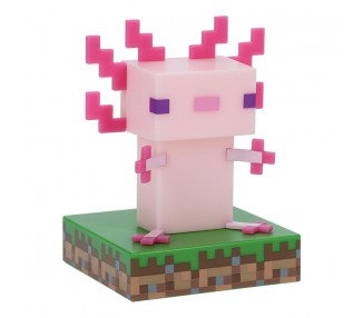 Lampara Icons Ajolote Minecraft 12cm