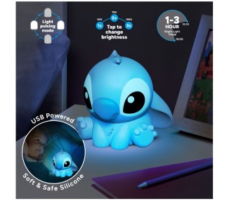 Lampara 3D Stitch Disney 15cm