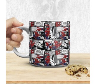 Taza Comic Spiderman Marvel 550ml