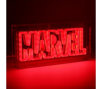 Lampara LED Logo Marvel