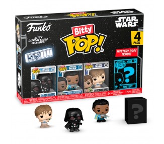 Blister 4 figuras Bitty POP Star Wars surtido