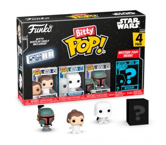 Blister 4 figuras Bitty POP Star Wars surtido