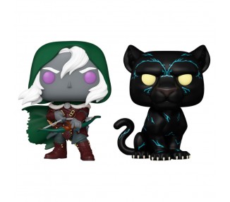 Blister 2 figuras POP Dragones y Mazmorras Drizzt Dourden & Guenhwyvar