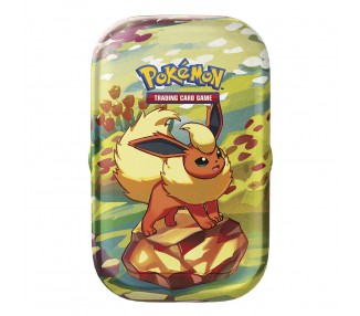Mini lata juego cartas coleccionables Evoluciones Prismaticas Pokemon surtido español
