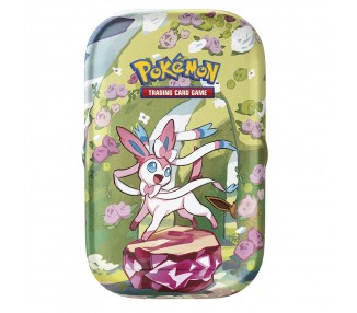 Mini lata juego cartas coleccionables Evoluciones Prismaticas Pokemon surtido español