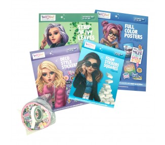 Kit Decoracion luz LED + Graficos y Accesorios Wow Generation