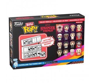 Blister 4 figuras Bitty POP Stranger Things Hopper