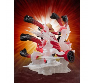 Figura S.H. Figuarts Zero Monkey D Luffy Gum Gum Hawk Gatling Extra Battle One Piece 18cm